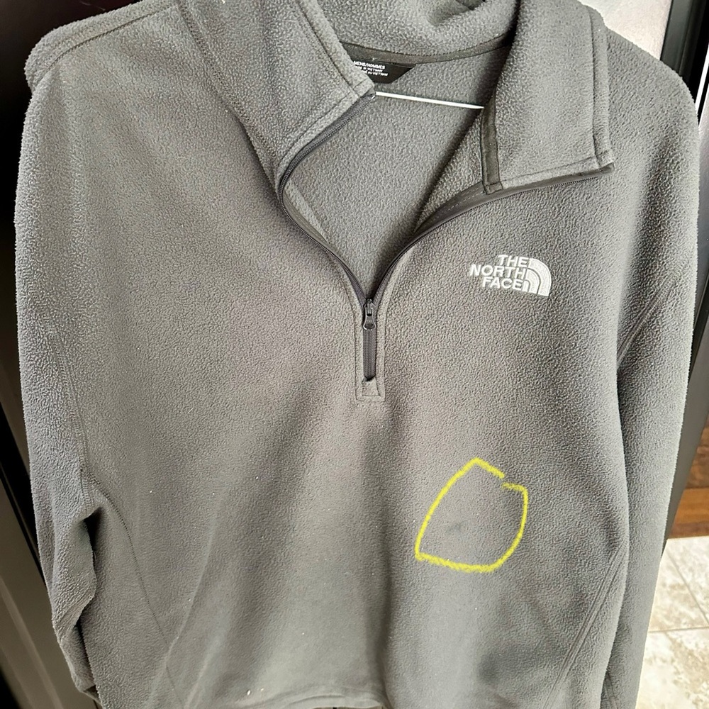 The North Face Men's Charcoal Zip-Up Sweater